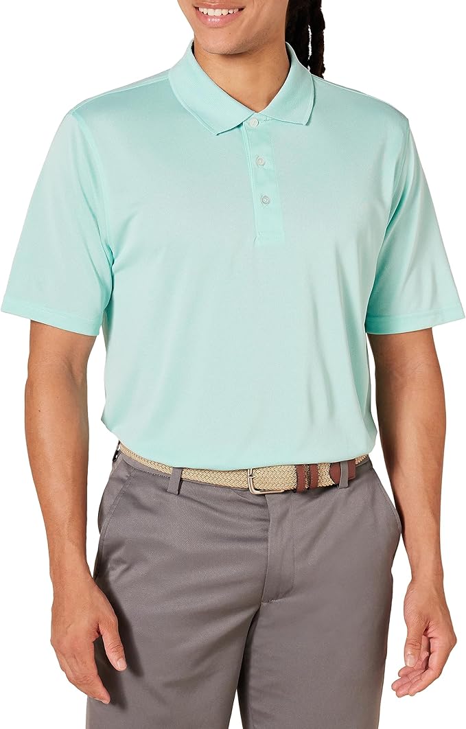 Amazon Essentials Mens Golf Polo Shirt, Moisture-Wicking Quick Dry, Short Sleeve