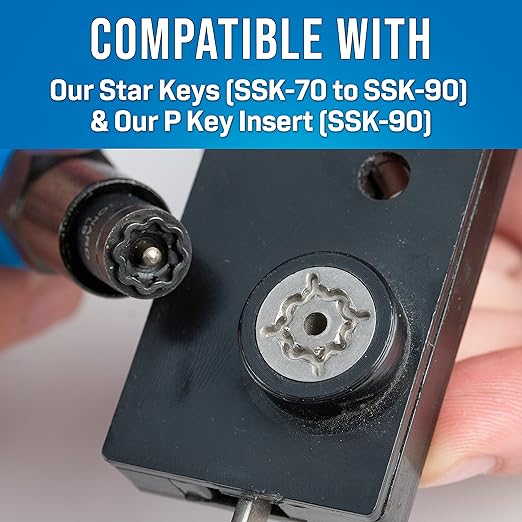 SSK-800 Jonard Tools Star Key Can Wrench Kit for LG & LB Patterns