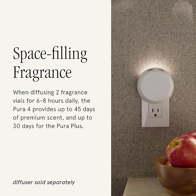 Pura Home Scent Refill - Smart Home Air Diffuser - Hours of Luxury Fragrance per Refill - Home Essential - Clean & Safe Diffuser Fragrance - 2 Pack, Simmer Pot