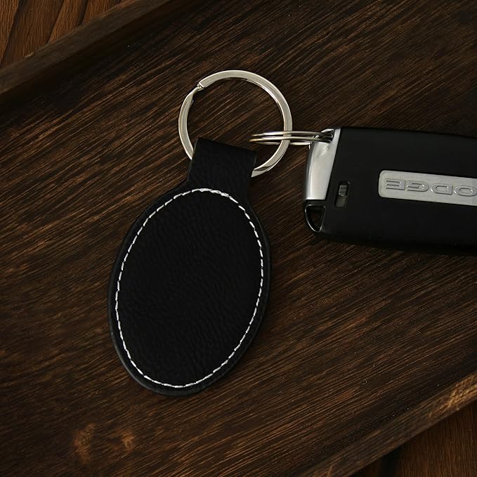 LaserGram Oval Keychain, Water Polo, Personalized Engraving Included