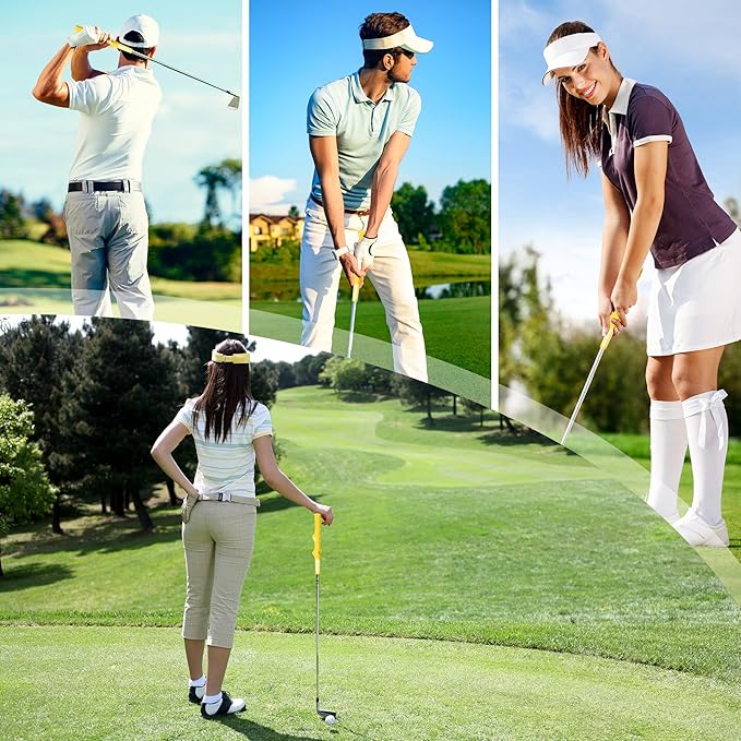 1 Pcs Right-Hand Golf Training Grip:Club,Rubber Swing Grip Trainer,Golf Accessories for Adults,Beginners,All Levels.Improvement Tool for Proper Hand Placement.