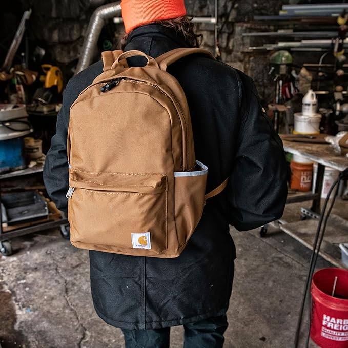 Carhartt Classic 21L Backpack Chalk | Classic Laptop, Water-Resistant Pack with 15 Laptop Sleeve and Organizational Compartments