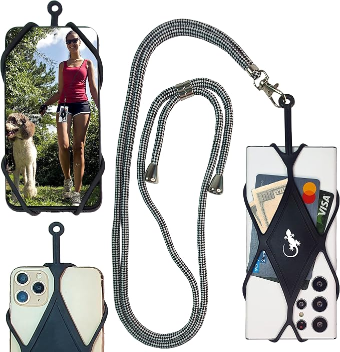 Gecko Travel Tech Cell Phone Lanyard Phone lanyards for Around The Neck Neck Lanyard Phone Crossbody
