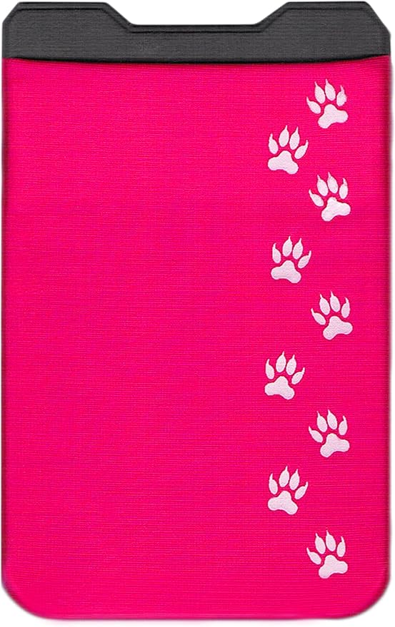 Phone Wallet - Adhesive Card Holder - Cell Phone Pouch - Stick on Lycra Pocket by Gecko - Carry Credit Cards and Cash
