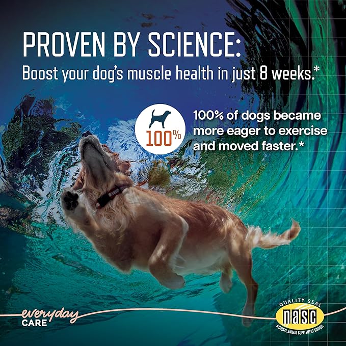 Virbac URSOLYX Soft Chews for Dogs | Muscle Health Support for Senior, Active or Recovering Dogs, Medium | 60 Count 2- Month Supply