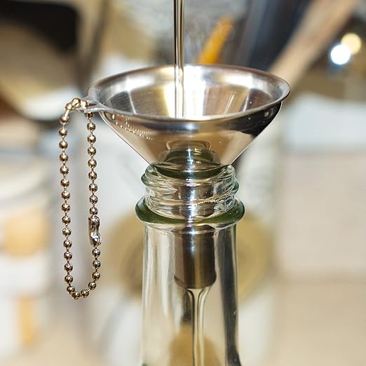 Fox Run Metal Kitchen Funnel, Mini 2", Stainless Steel