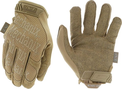 Mechanix Wear Original Coyote Tactical Work Gloves - Durable Touchscreen Safety Gloves for Men (Large, Coyote Brown)