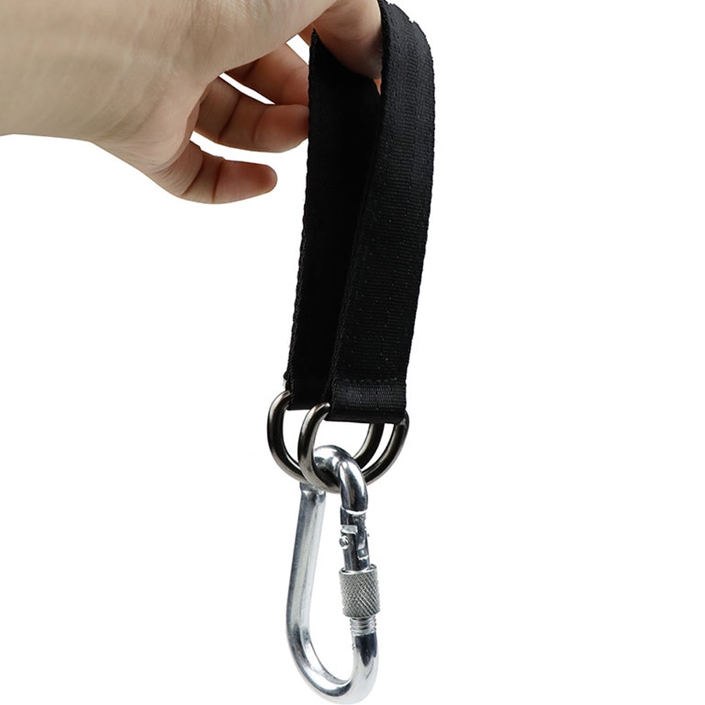 Niceauty 6Pcs Heavy Duty for Tree Swings with Black Polyester Material