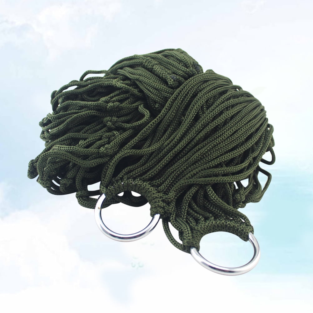 RUNROTOO 4Pcs Heavy Duty Hammocks Portable For Bed Sleeping And Traveling Outdoor Leisure 11.8*3.1*0.2in