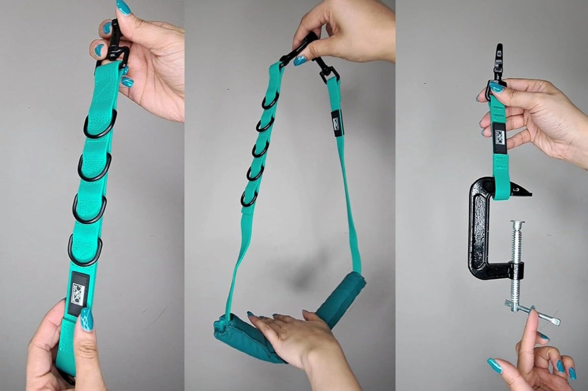 Prestige Elite - Set of 6 - Groomers Helper, Grooming Loops for Dogs Groomers - Adjustable Biothane Dog Grooming Belly Band, Grooming Noose, Extension Strap, Suction Cup & Dog Grooming Loop