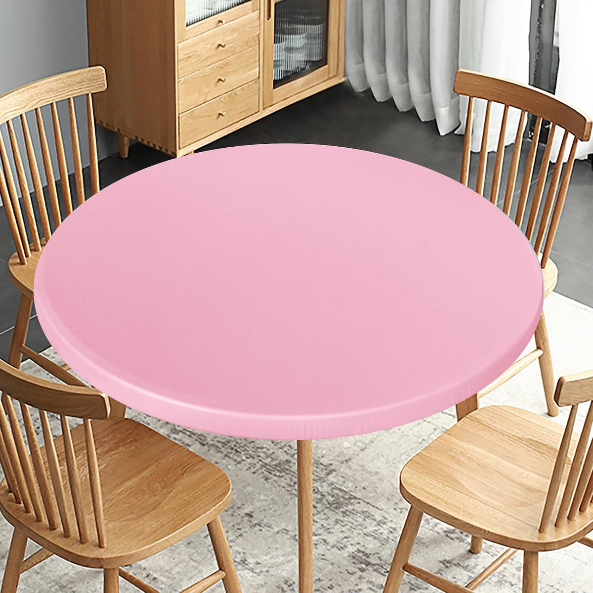 Fitted Round Table Cloth, Fits Round Tablecloth for 30-36"