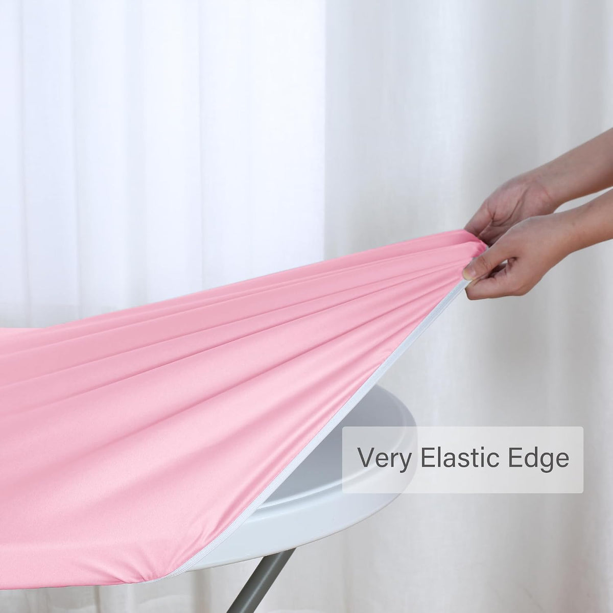 Fitted Round Table Cloth, Fits Round Tablecloth for 30-36"
