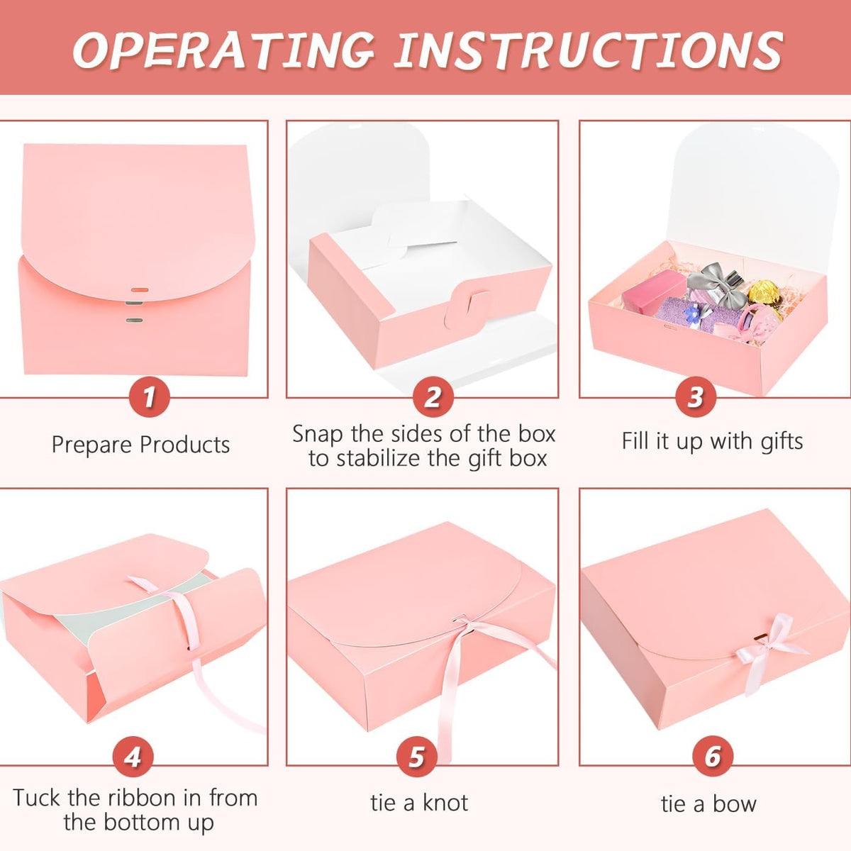 15Pack Gift Boxes with Lids, Bridesmaid Proposal Box with Ribbon