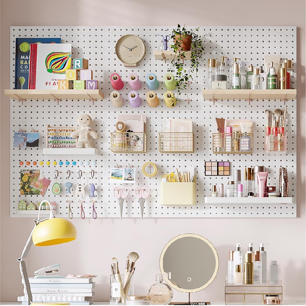 50 Pack 2 Inch Pink Pegboard Hooks with Rubber Tips