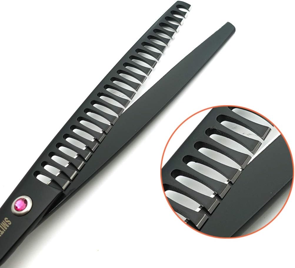 8.0 inches Professional Dog Grooming Scissors Set Straight & thinning & Curved & chunkers 4pcs in 1 Set (with Comb)