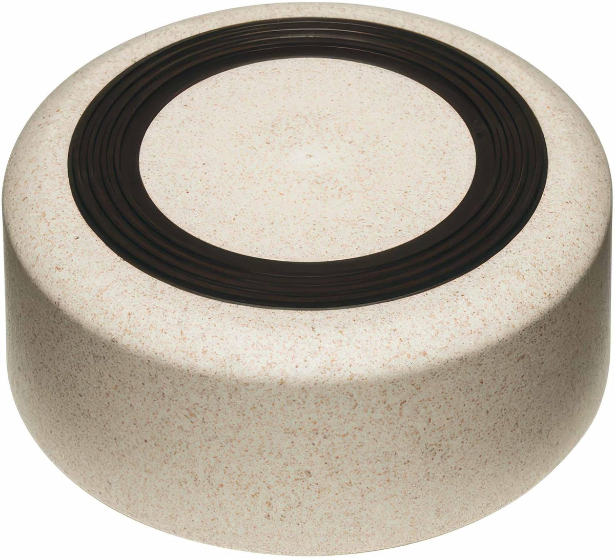 Loving Pets - Dolce Bamboo - Eco-Friendly Pet Bowls & Dishes for Dog, Cats, Puppy Food and Water Dish -Sustainable and Dishwasher Safe, Made with Real Bamboo (Small, Oat-Beige)