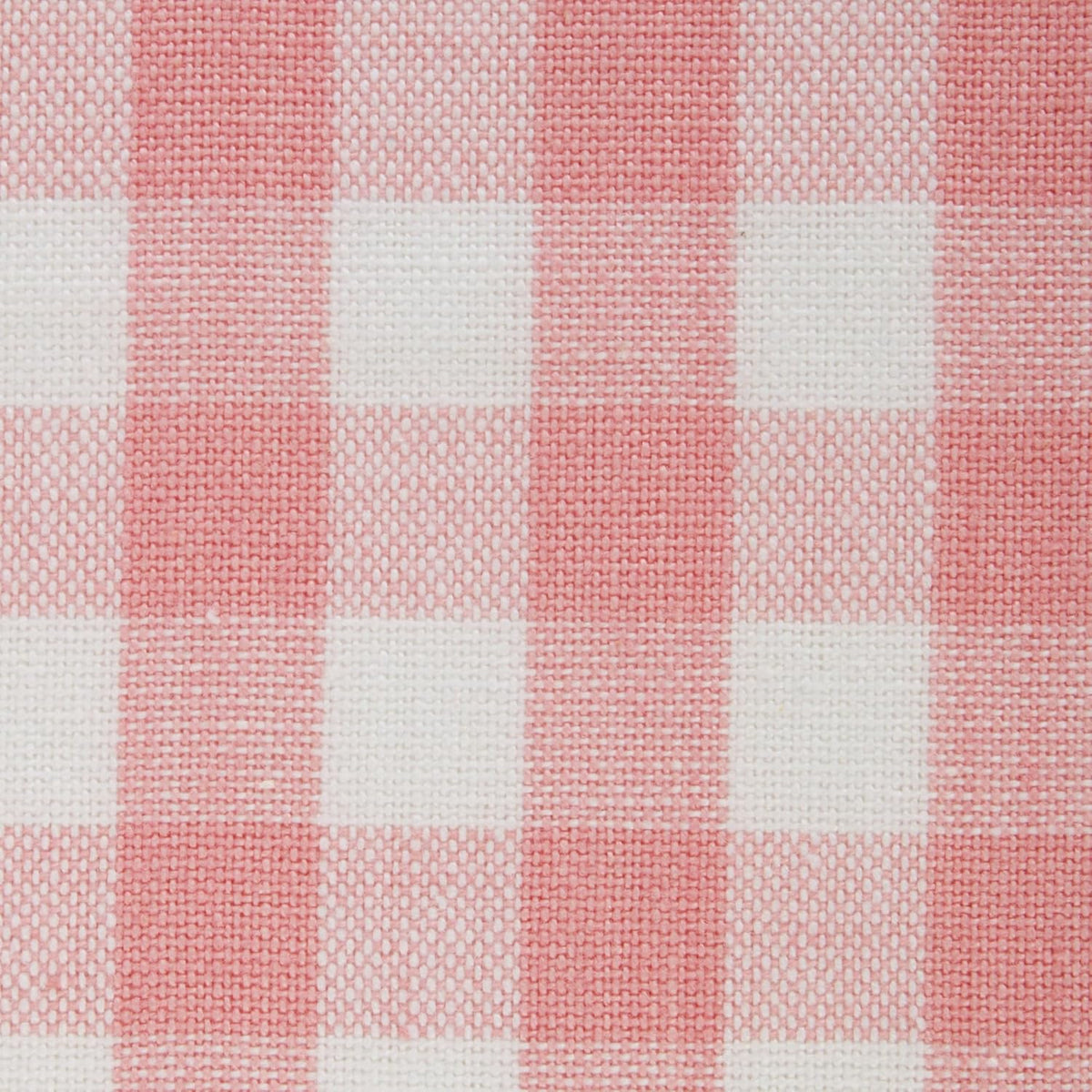 DII Cotton Napkin Set Machine Washable Everyday Basic, 20x20, Pink & White Gingham, 6 Count