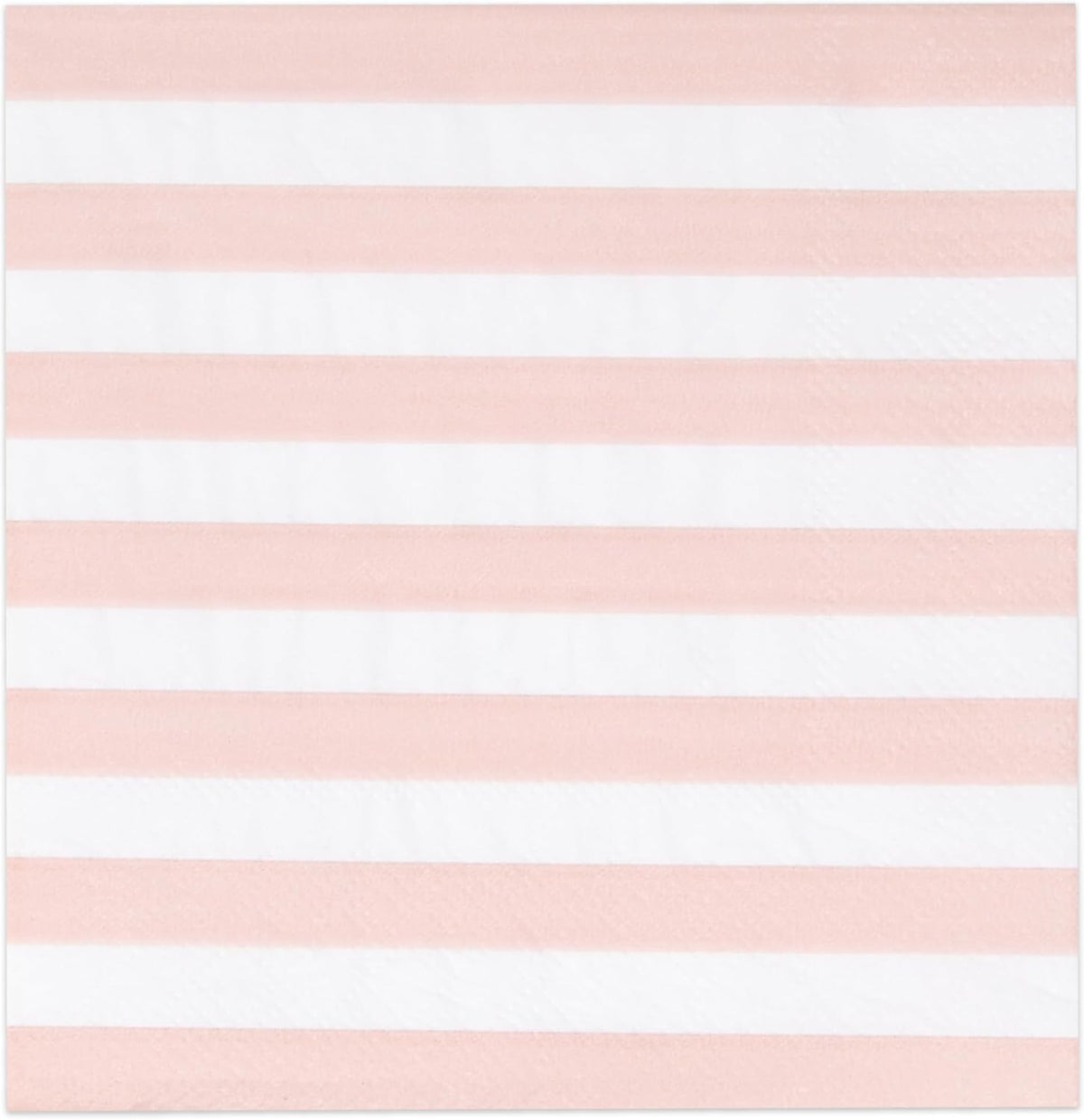 Pink Striped Cocktail Napkins Blush Pink and White Beverage Napkins 100 Count Disposable 3 Ply Baby Shower Party Bar Table Decor