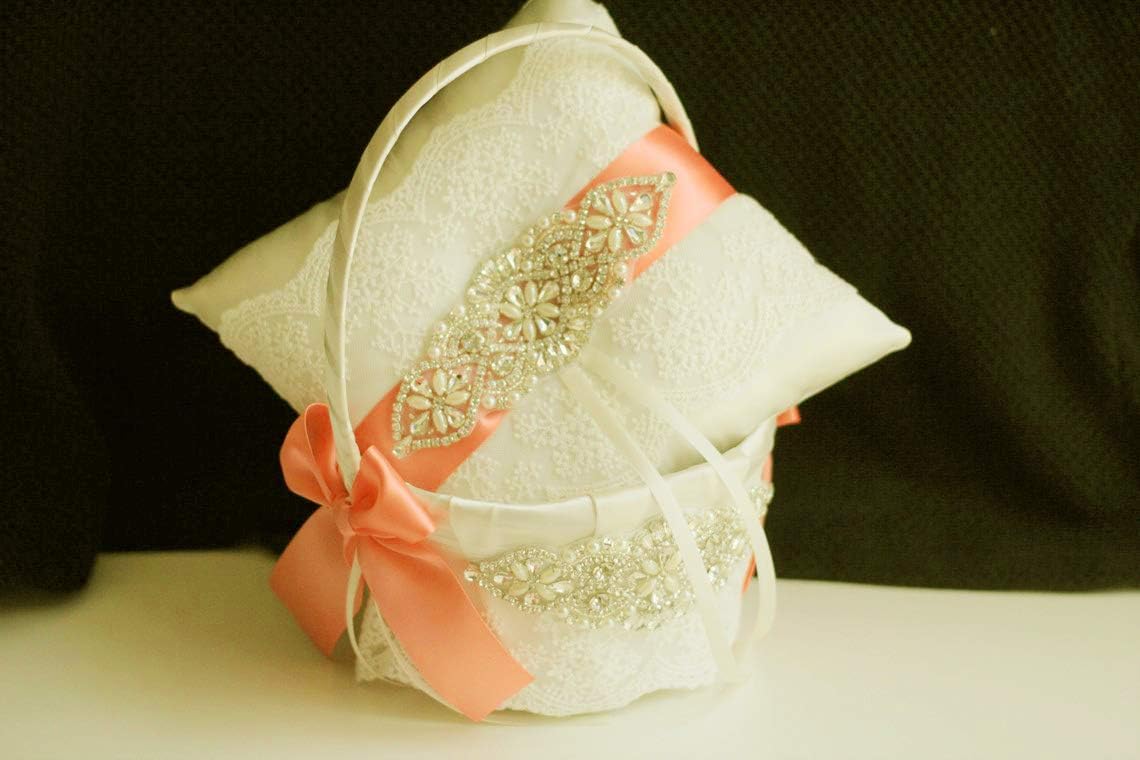 ITIsparkle 3/8" Inch Double Faced Satin Ribbon 50 Yards-Roll Set for Gift Wrapping Scrap Books Party Favor Hair Braids Baby Shower Decoration Floral Arrangement Craft Supplies, Peach Ribbon