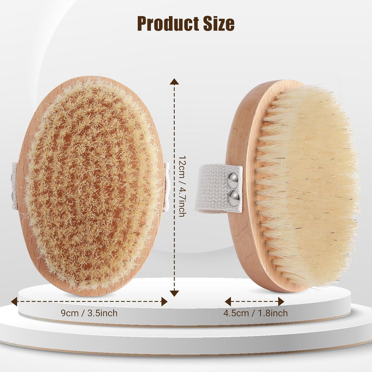 Soft Boar Bristle Pet Palm Brush for Short Haired Dogs and Cats with Band, Reduce Shedding, Ergonomic Dog Brush, Easy to Hold and Reduces Stress On Your Wrist | Ideal for Daily Grooming