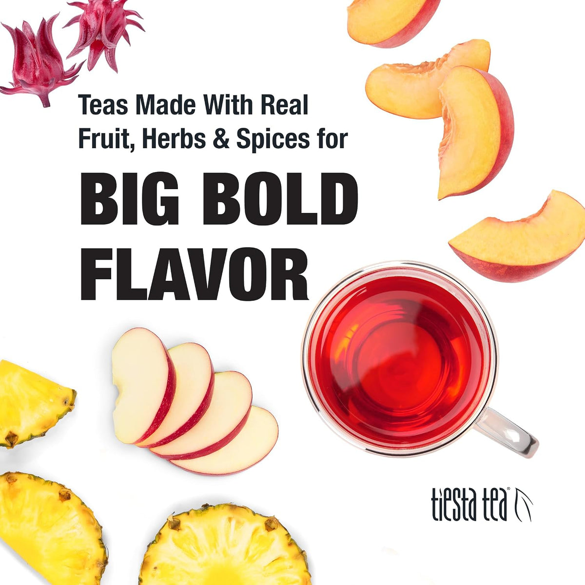 Peach Party, Peach Hibiscus Herbal Tea