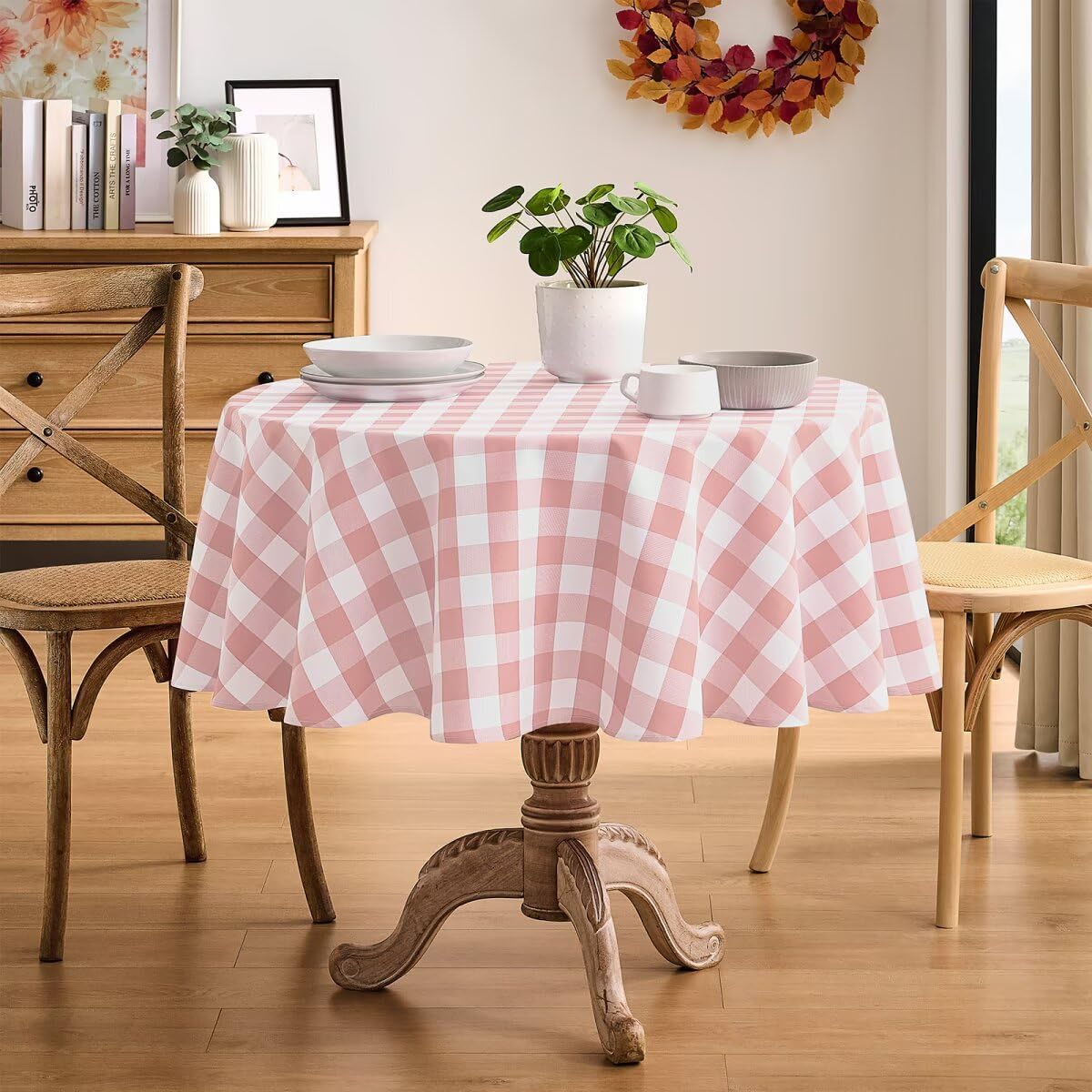 Gingham Tablecloth Rectangle Checkered Tablecloth Washable