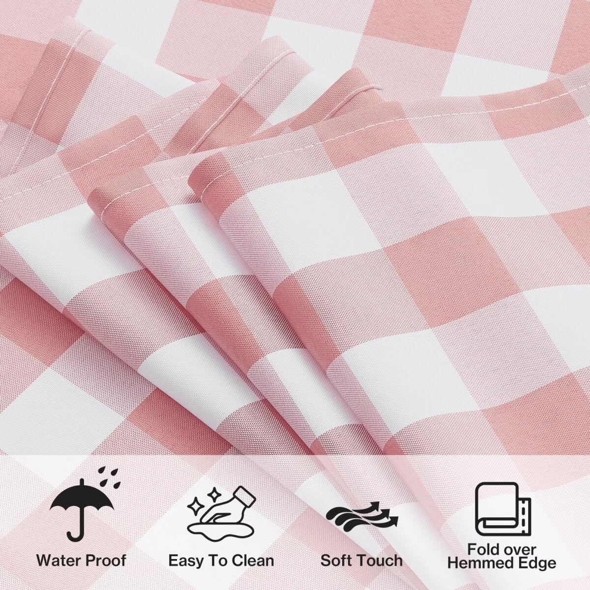 Gingham Tablecloth Rectangle Checkered Tablecloth Washable