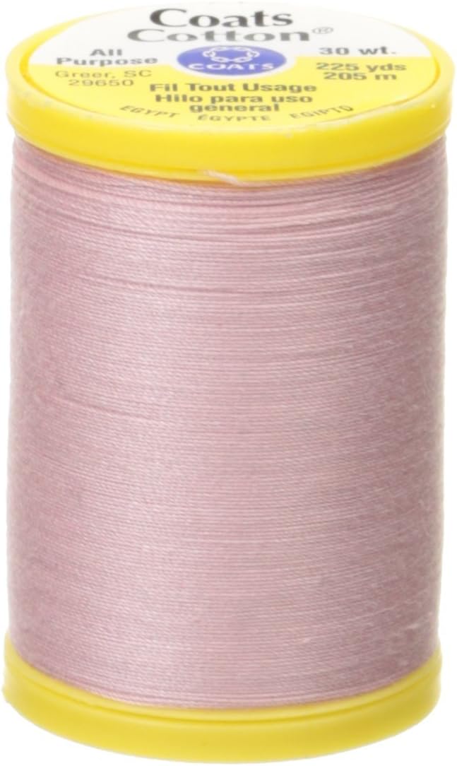 Coats Thread & Zippers General Purpose Cotton Thread, 225-Yard, Light Pink (S970-1180)