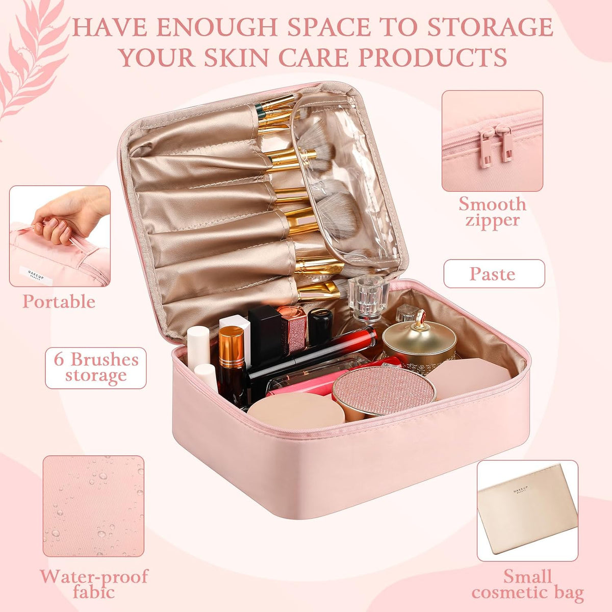 11 Pcs Pink Box Pack for Women Pink Spa Birthday Basket Gifts