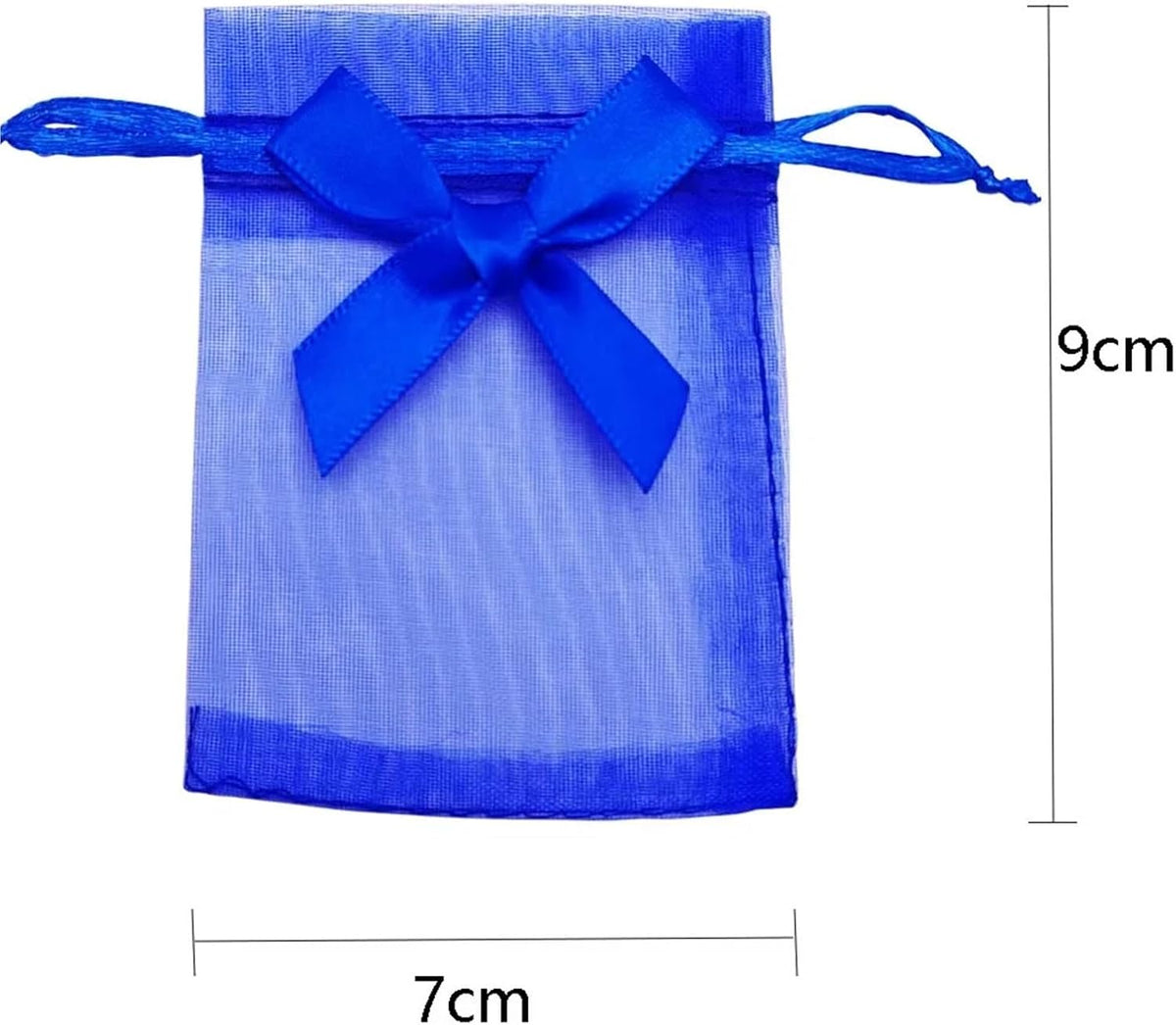 Cookie Packaging Bag 100pcs Bowknot Organza Gift Bag 7x9 9x12 10x15 Jewelry Bags Wedding Party Jewelry Candy Drawstring Packaging Pouch Gift Bag(Peach,10X15cm)