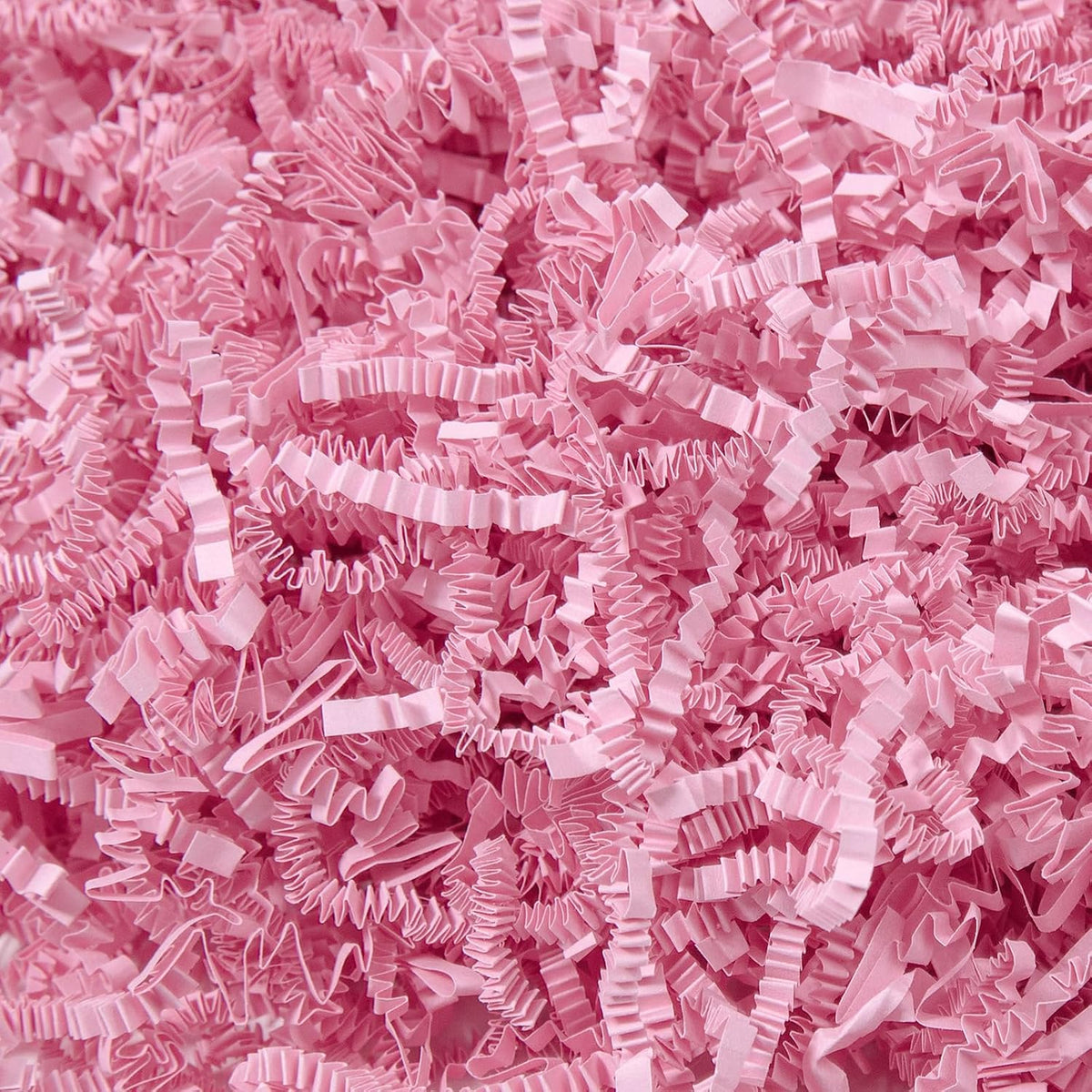 1 LB Crinkle Paper Filler Light Pink Shredded Paper for Gift Box