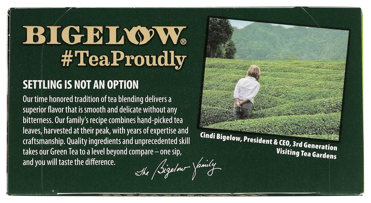 Green Tea w/ Peach Tea Bags, 20 ct