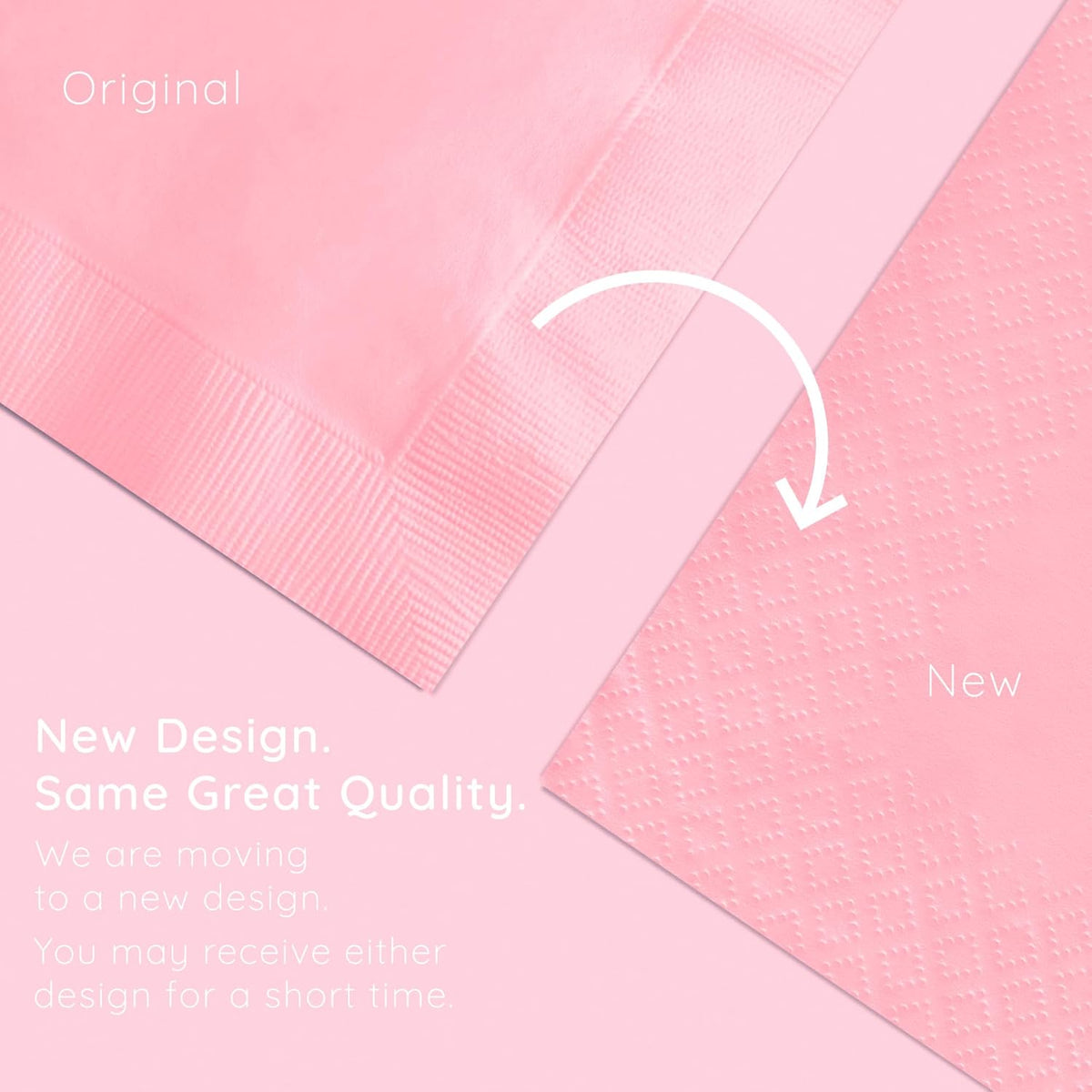 Creative Converting Party Tableware 2-Ply Luncheon Napkin, Party Supplies, One Size, Classic Pink, 50 (139190135)