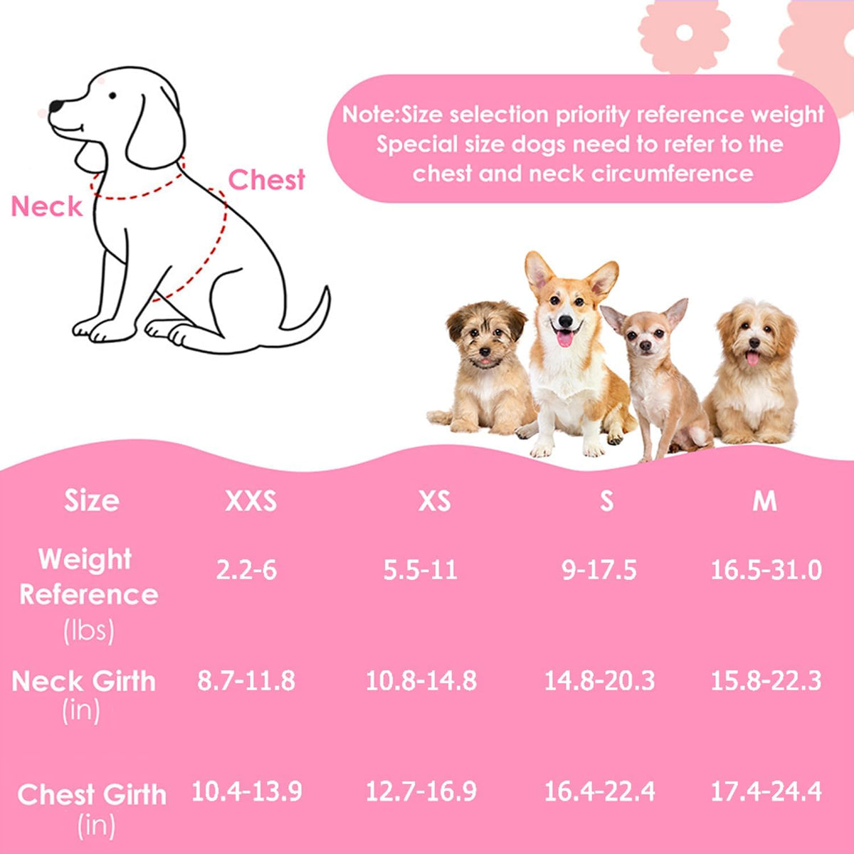 Lukovee No Pull Puppy Harness and Leash Set - Adjustable Lightweight Soft Suede Pet Harness Vest, with Snap Buckle & 51in Leash for Small Medium Dogs (Pink-XXS)