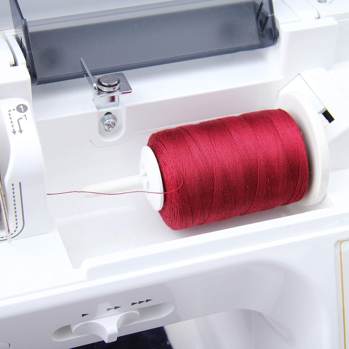Cotton Quilting Thread, 1000M 50/3, Pale Pink 201 | Long staple cotton thread for quilting, sewing and serging. Low-lint, smooth thread for clean stitches and strong seams.