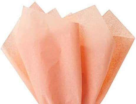 Gift Wrapping Tissue Paper 15X20 10 Pack (Peach)