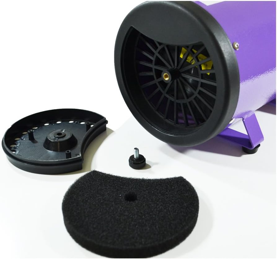 Flying Pig High Velocity Dog Pet Grooming Dryer w/Heater (Model: Flying One, Purple)