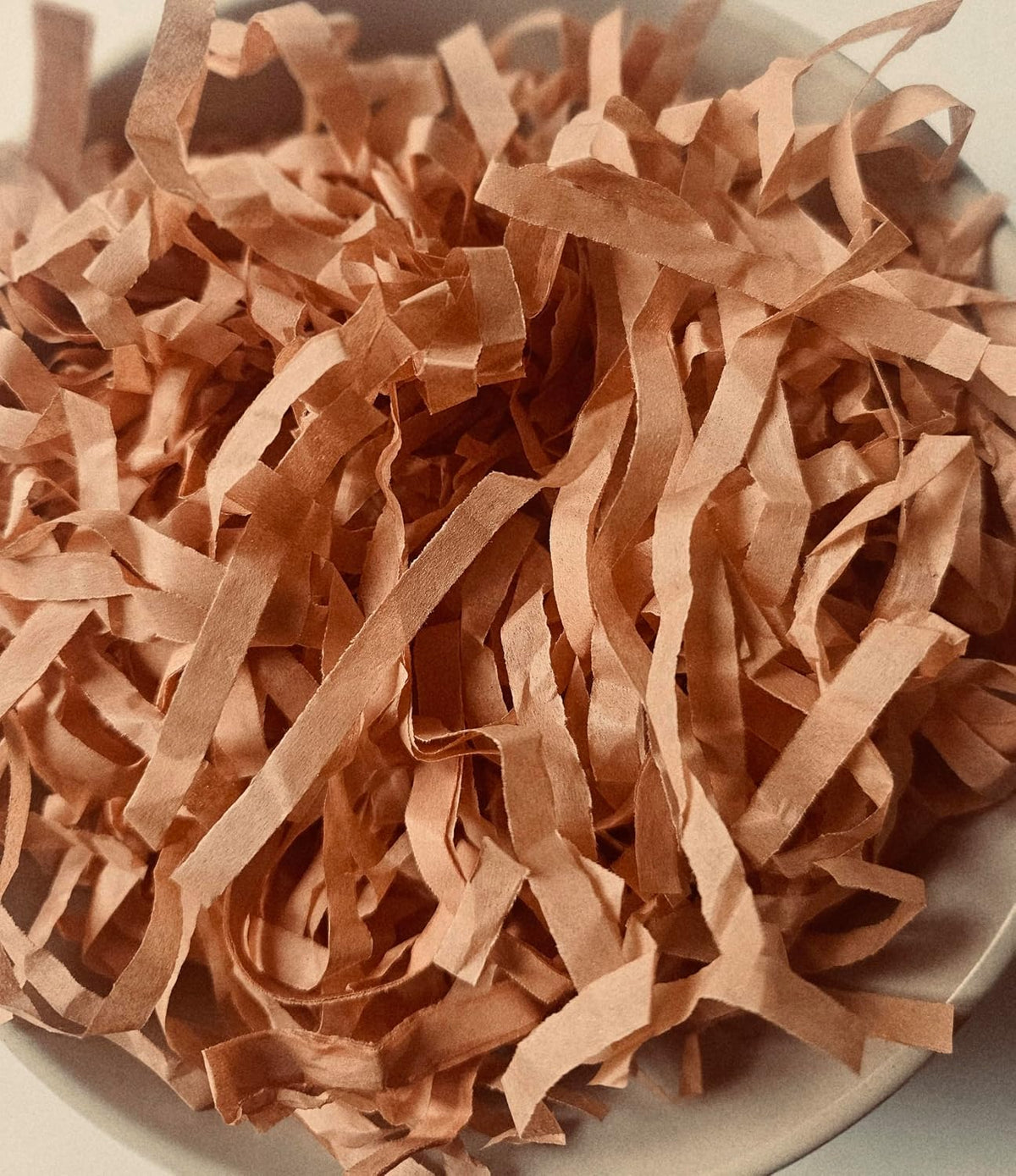 Terracotta Dusty Peach Shredded Paper Box Filler Hamper Gift Basket Acid-free Colourfast (200g)