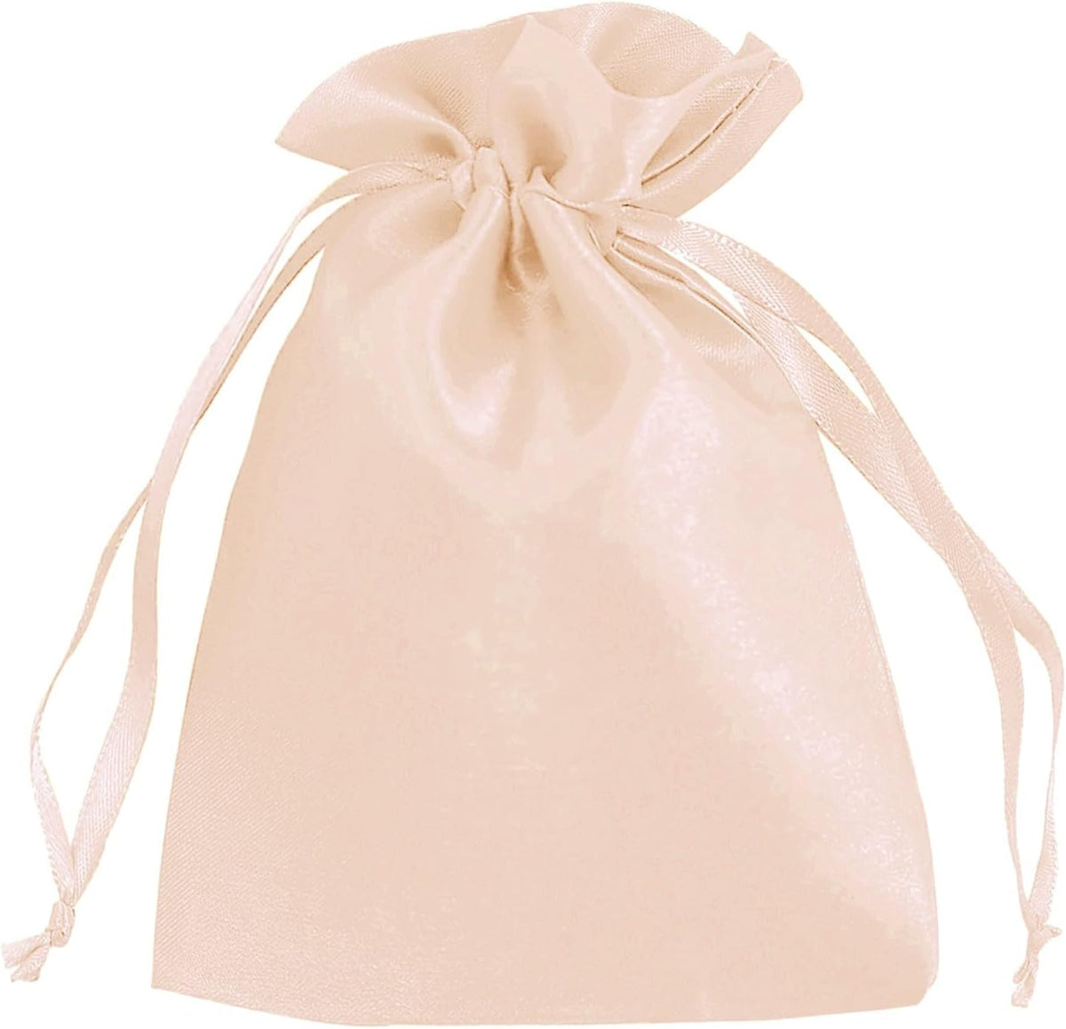 Efavormart 60 Pack Peach Satin Drawstring Wedding Party Favor Gift Bags 5"x7"